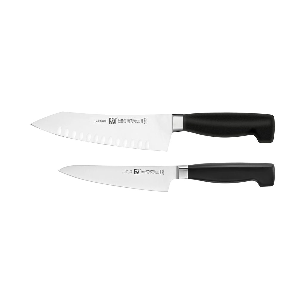 ZWILLING J.A. Henckels Four Star Rock & Chop 2-pc Knife Set