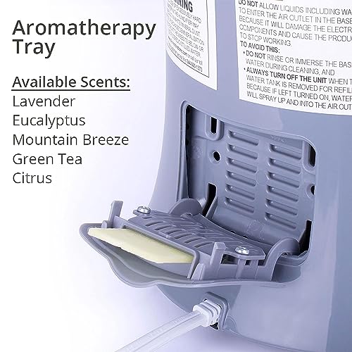 Ultrasonic Cool Mist Humidifier 1.7 Gallon with Five Mist Settings Z372
