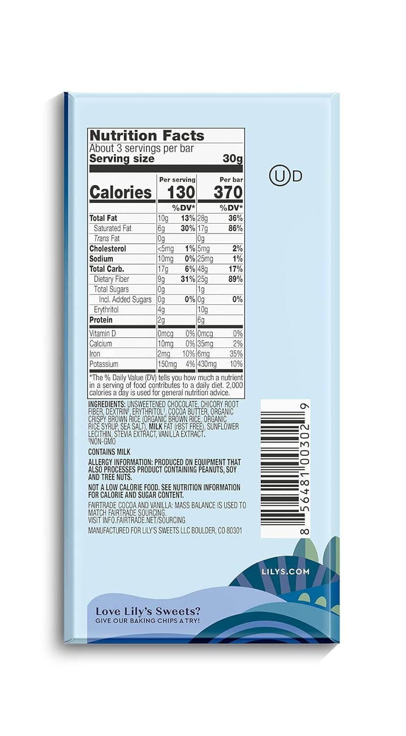Chocolate Variety 6 Pack, No Added Sugar, Keto Friendly E30904