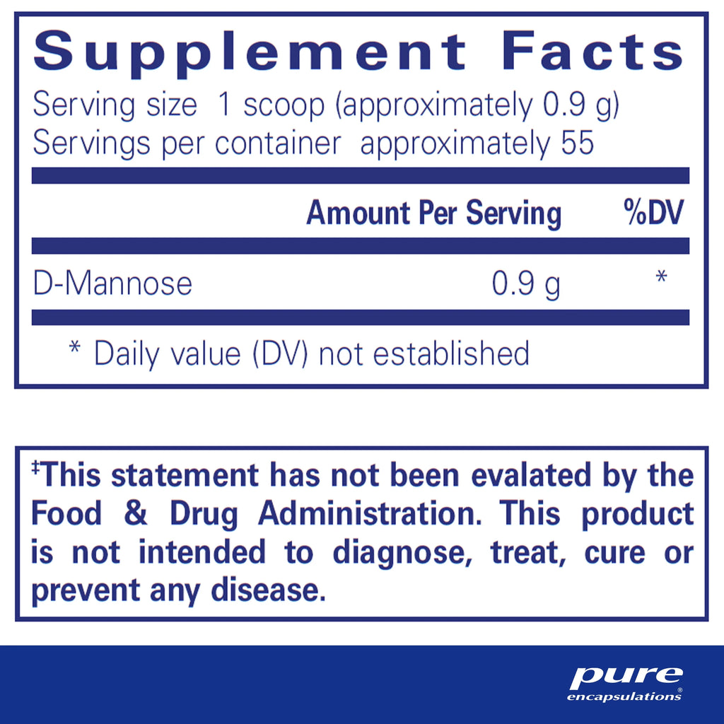 d-Mannose Powder Supplement for Urinary Tract Support U22053