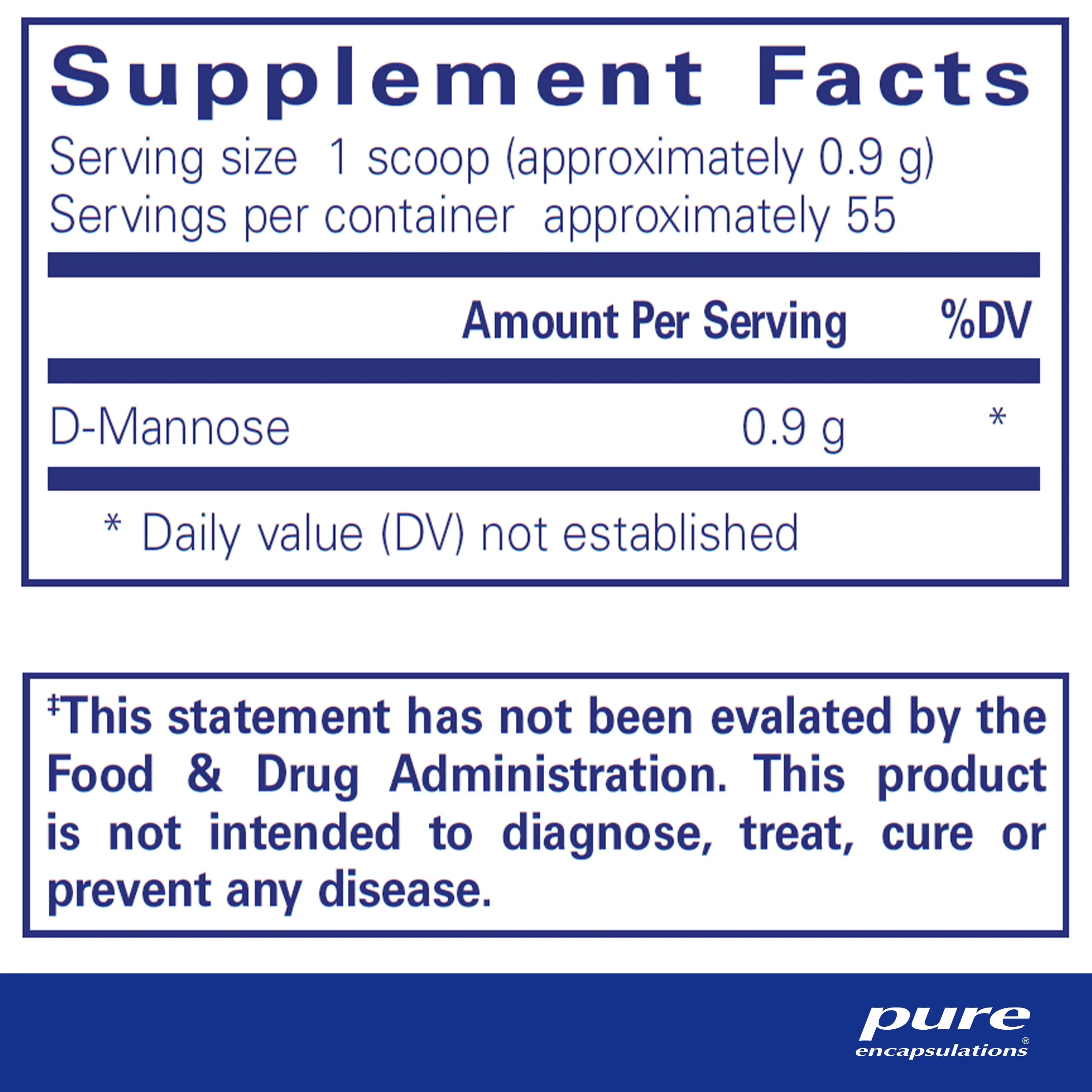 d-Mannose Powder Supplement for Urinary Tract Support U22053