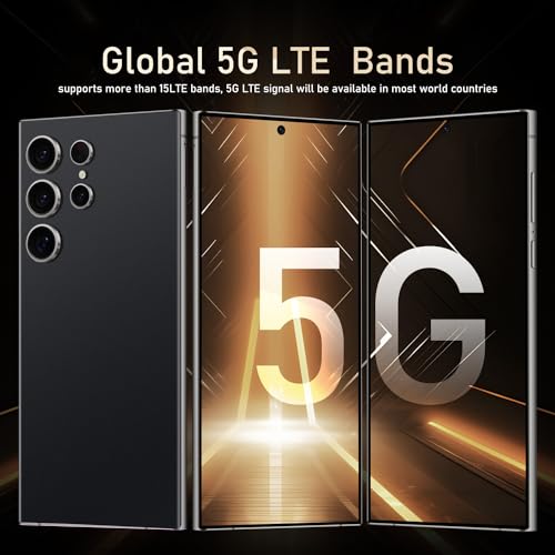 Unlocked 5G Smartphone, 6.8" 6800mAh Dual SIM, White N30702