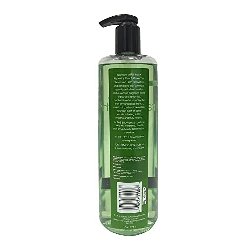 Moisturizing Shower and Bath Gel with Pear and Green Tea Scent, 16 fl oz F209
