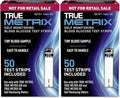 True Metrix Blood Glucose Test Strips Box of 50