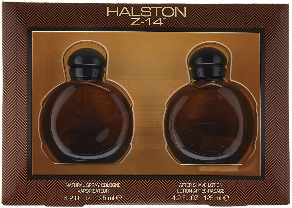 Halston Z-14 By Halston For Men. Set-cologne Spray 4.2 Ounces & Aftershave 4.2 Ounces