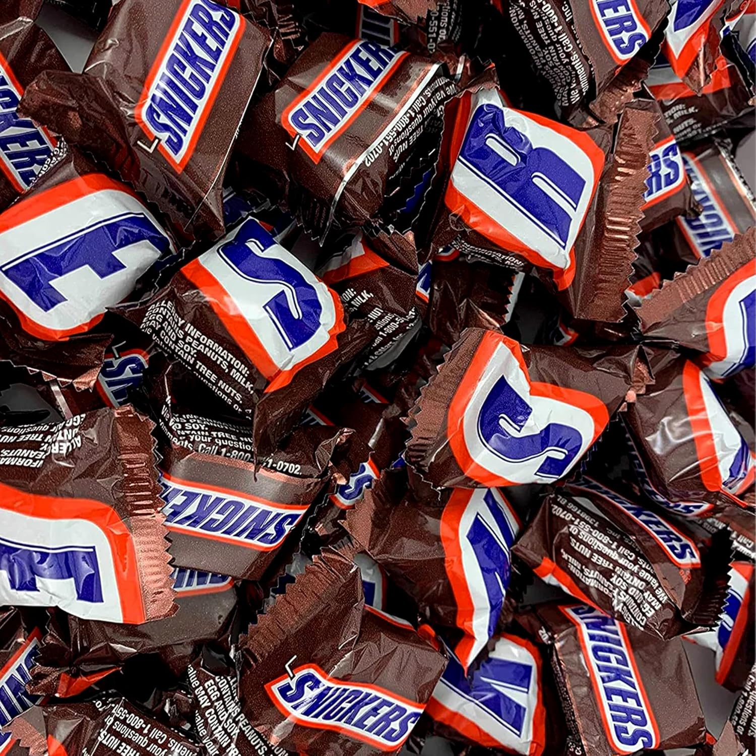Snickers Mini 2LB Bag of Bulk Candy Bars. Candy & Chocolate Bars, Snickers Candy Bars Bulk, Snickers Bulk, Mini Snickers, Snicker