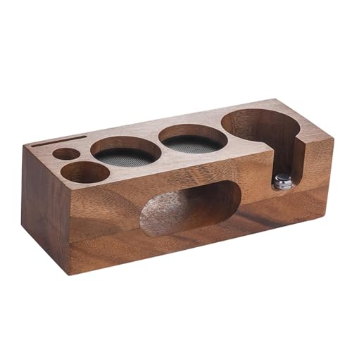 Non Slip Espresso Tamper Mat with Wooden Holder for Counter C17146