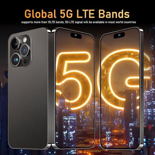 Unlocked Smartphone, 6.7" HD Screen, 108MP Camera, Dual SIM, 6800mAh Z3539