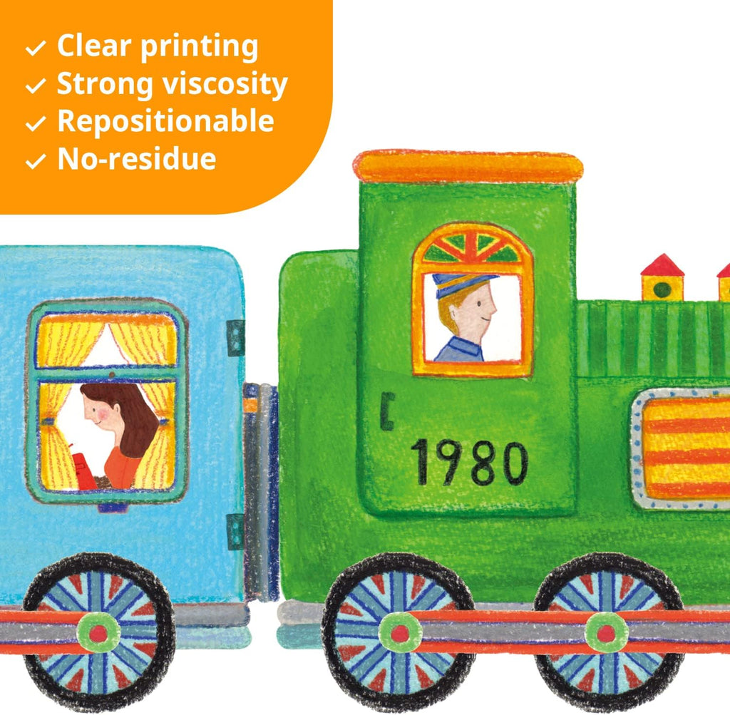 Road and Transports Kids Wall Stickers Peel and Stick Removable U846952