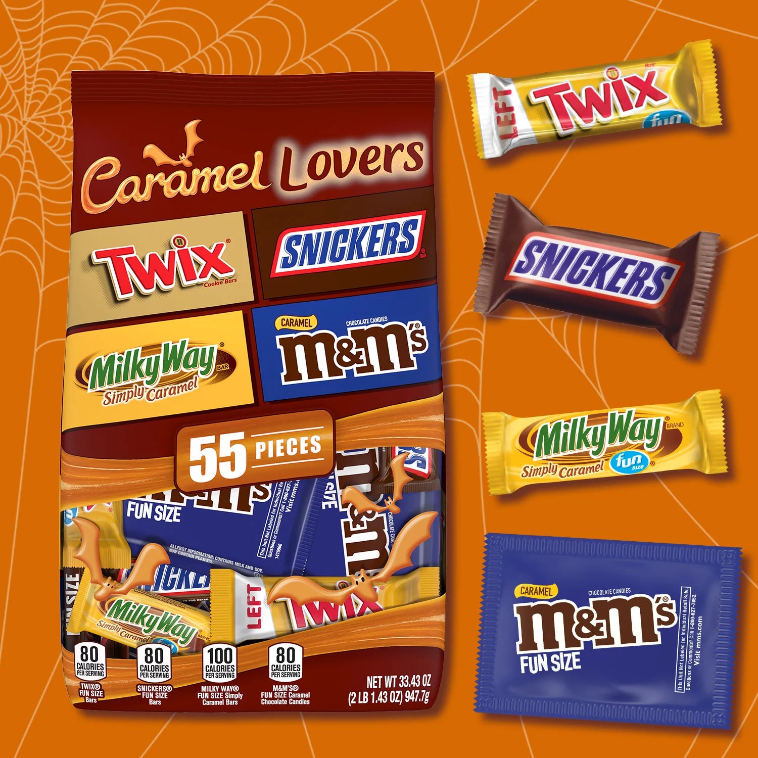 Halloween Candy Variety Pack - 55 Ct S31150
