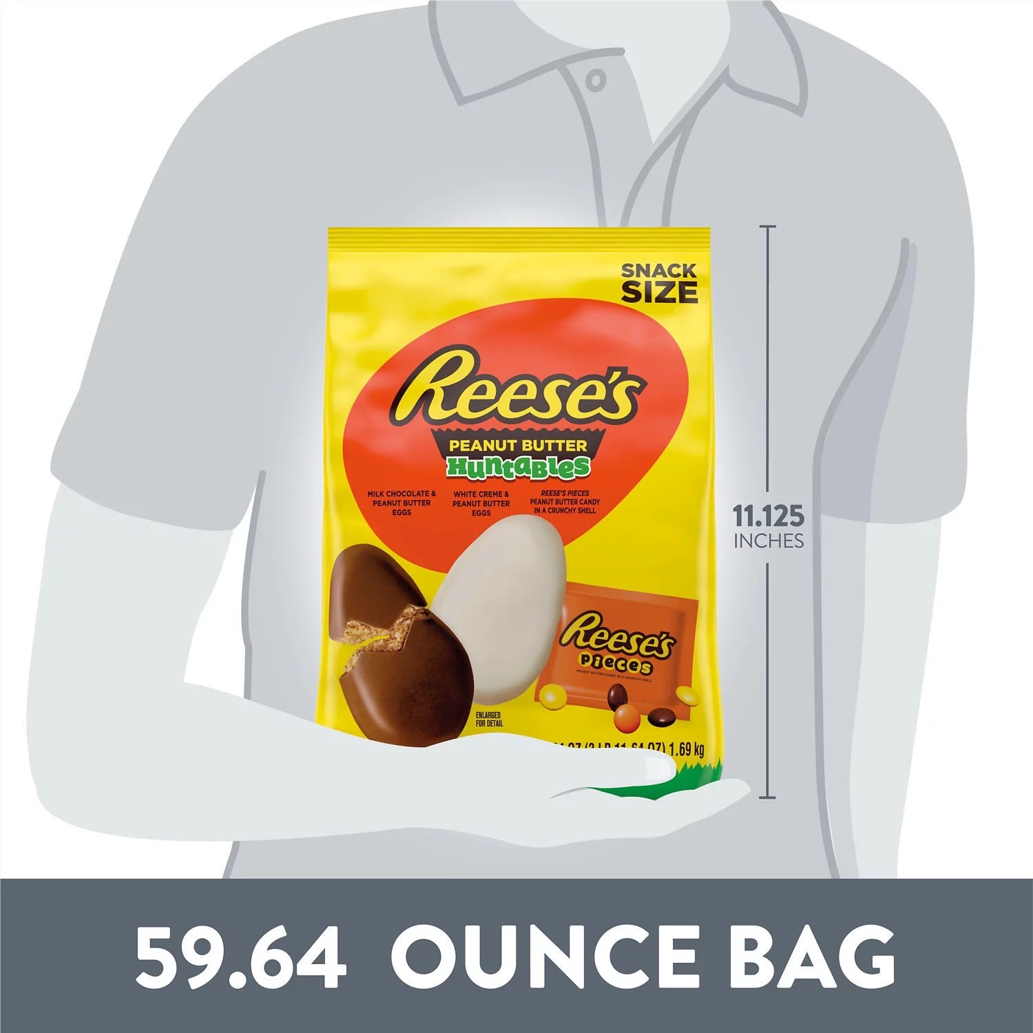 Assorted Peanut Butter Easter Candy, Bulk Variety Bag V554