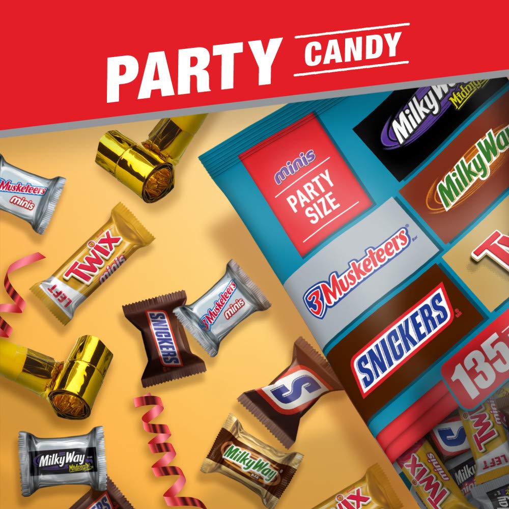 Fun Size Chocolate Candy Variety Pack, Milk & Dark Chocolate Bars, 40 oz A520951