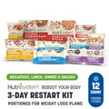 Nutrisystem 3-Day Frozen Meal Kit Reboot Weight Loss, Breakfasts, Lunches, Dinners & Snacks, 12 CT