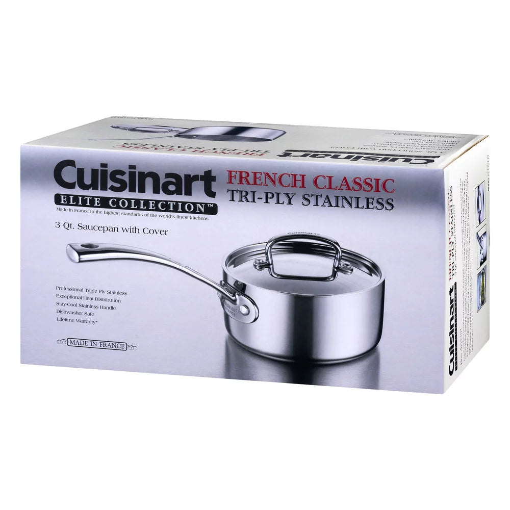3 Quart Stainless Steel Saucepan D1849