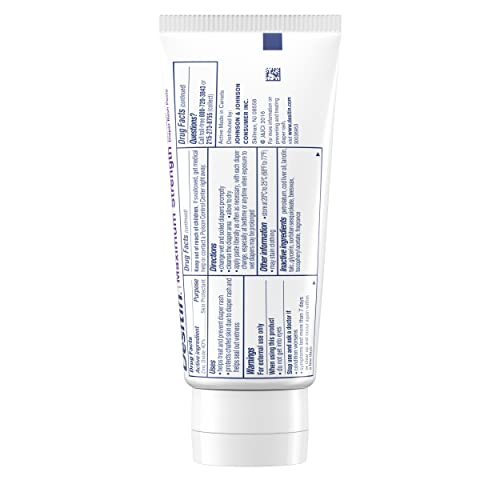 Baby Diaper Rash Cream with 40% Zinc Oxide, Hypoallergenic Paste, 4 oz V5862