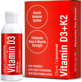 2by4 Liquid Vitamin D3 with K2 High Absorption Liposomal Immune Support Supplement 2,500 IU, Supports Heart and Bone Health, Non-GMO, 60 Servings, 4 fl oz