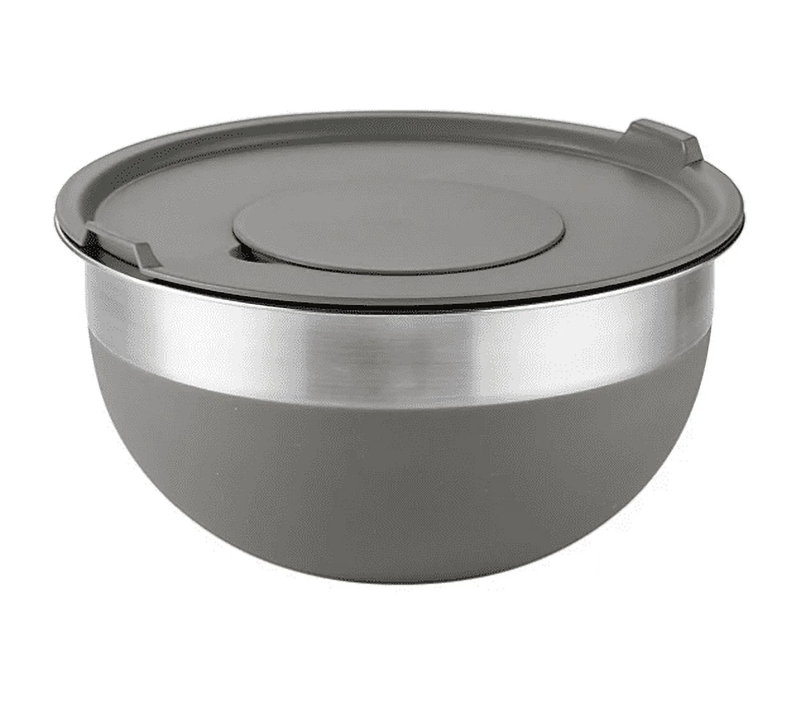 Stainless Steel Mixing Bowls, 10-Piece, Charcoal H51766