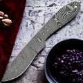 Wilson Roy Damascus Steel Full Tang Blank Blade knife Custom Handmade for Knife Making supplies-Y21