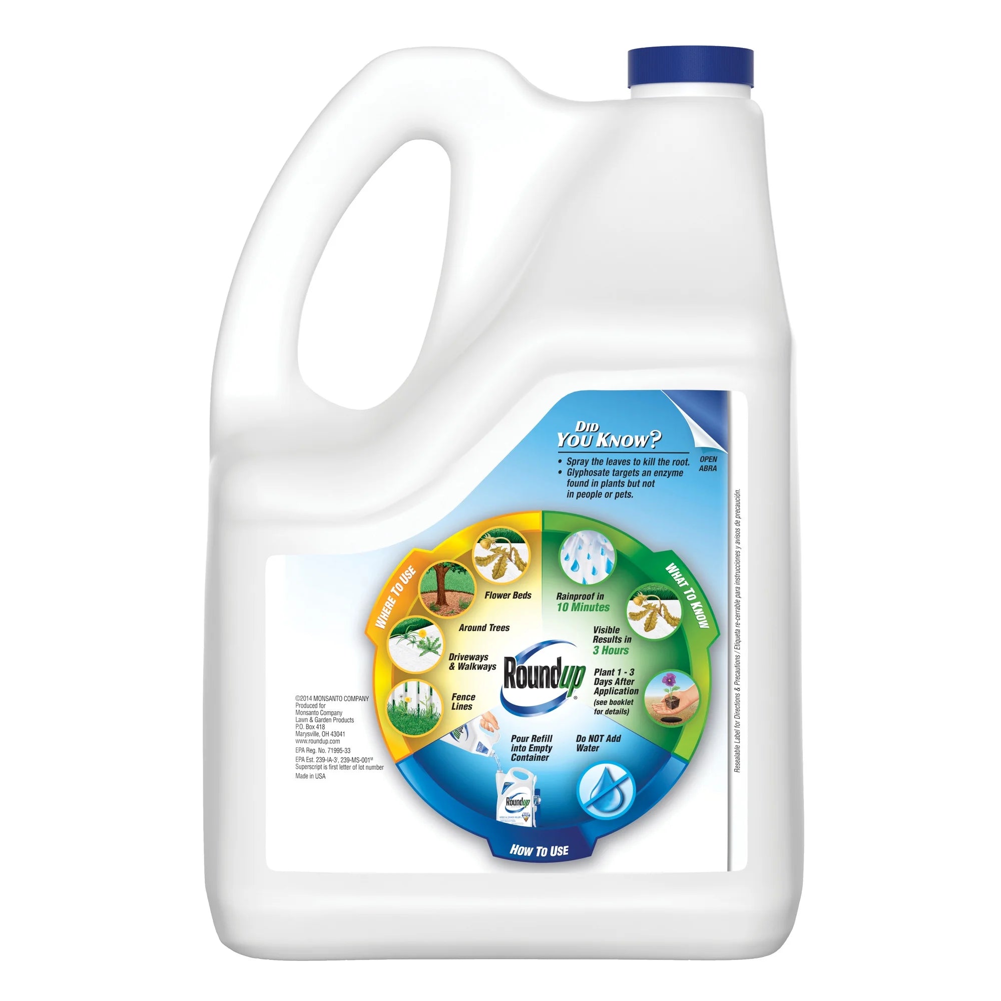 Weed & Grass Killer Refill, 1.25 gal. E64277