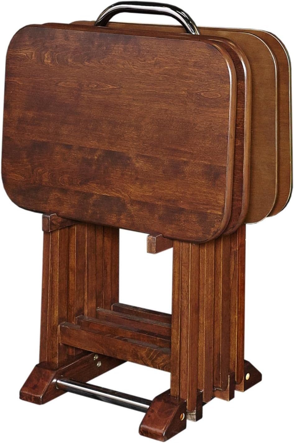 Tray Tables, Cherry, 15.72 x 26.38 x 23.58 K15602