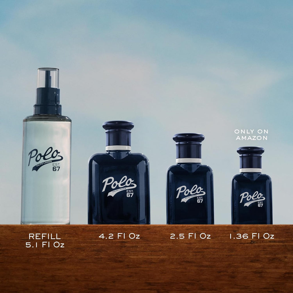 Men's Eau de Toilette Refill Bundle, Woody & Solar Scent Y610