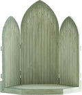 Willow Tree Sanctuary for The Christmas Story, hand-painted nativity backdrop