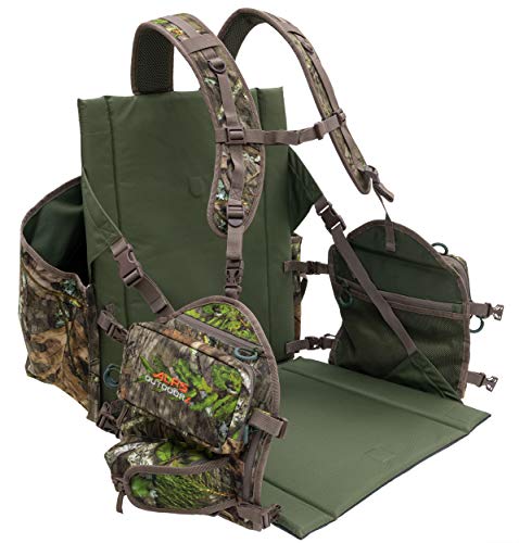 Turkey Hunting Vest with Removable Seat and Game Bag F35686