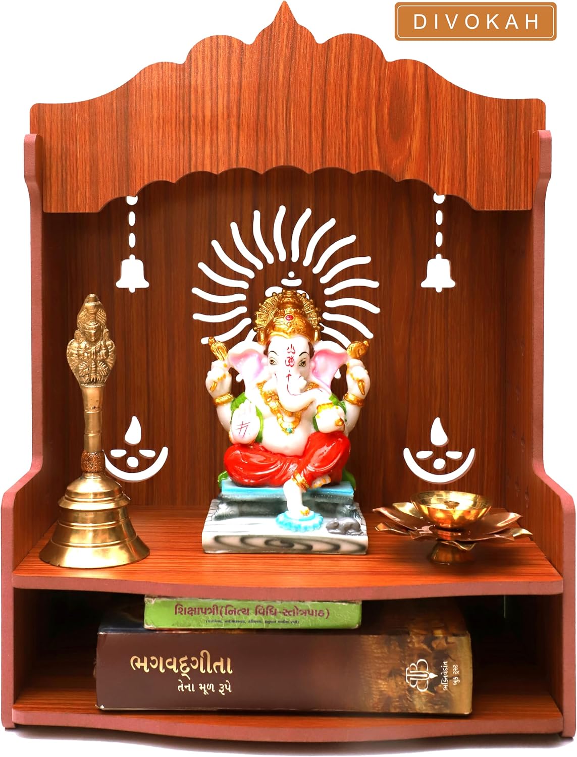 MDF Wooden Wall Mounted Temple for Home and Office K299407