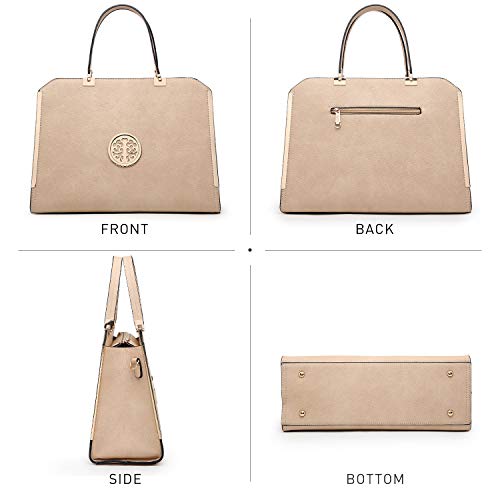 Women's Top Handle Satchel Bag with Wallet Q7566