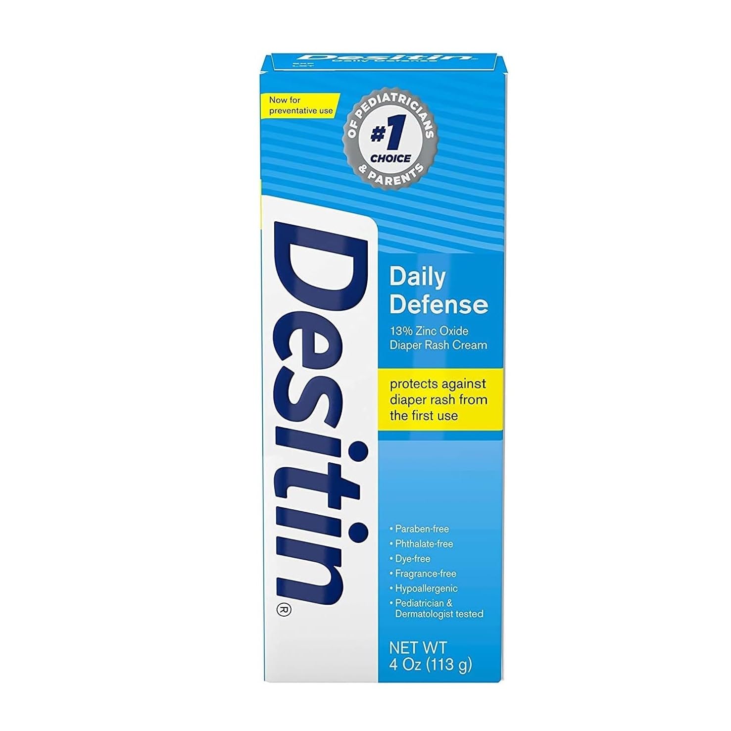 Diaper Rash Cream with Zinc Oxide 4 oz and 2 oz Bundle B262