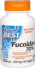 Doctor's Best Fucoidan 70% Vegetable Capsules, 60 Count