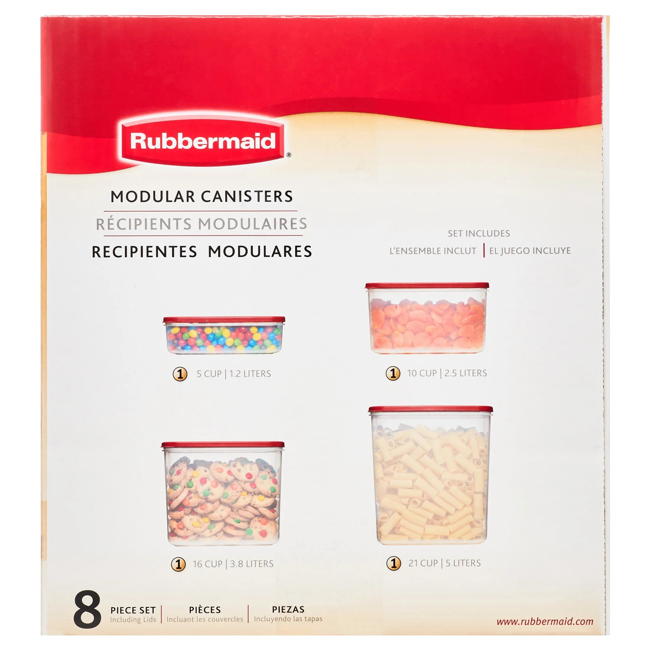 Modular Pantry Canister Set, 8pcs C526792
