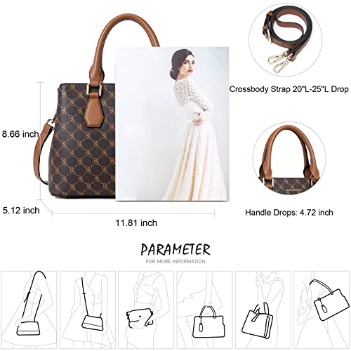 Women Leather Handbags Top Handle Satchel Purse A88139