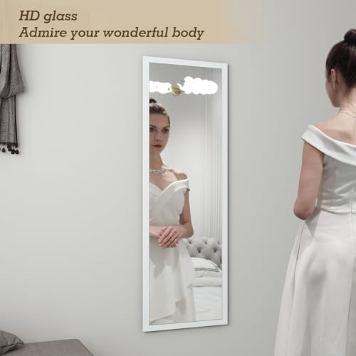 Over the Door Full Length Mirror, Wall Mounted Metal Frame, 2 Pack G17724
