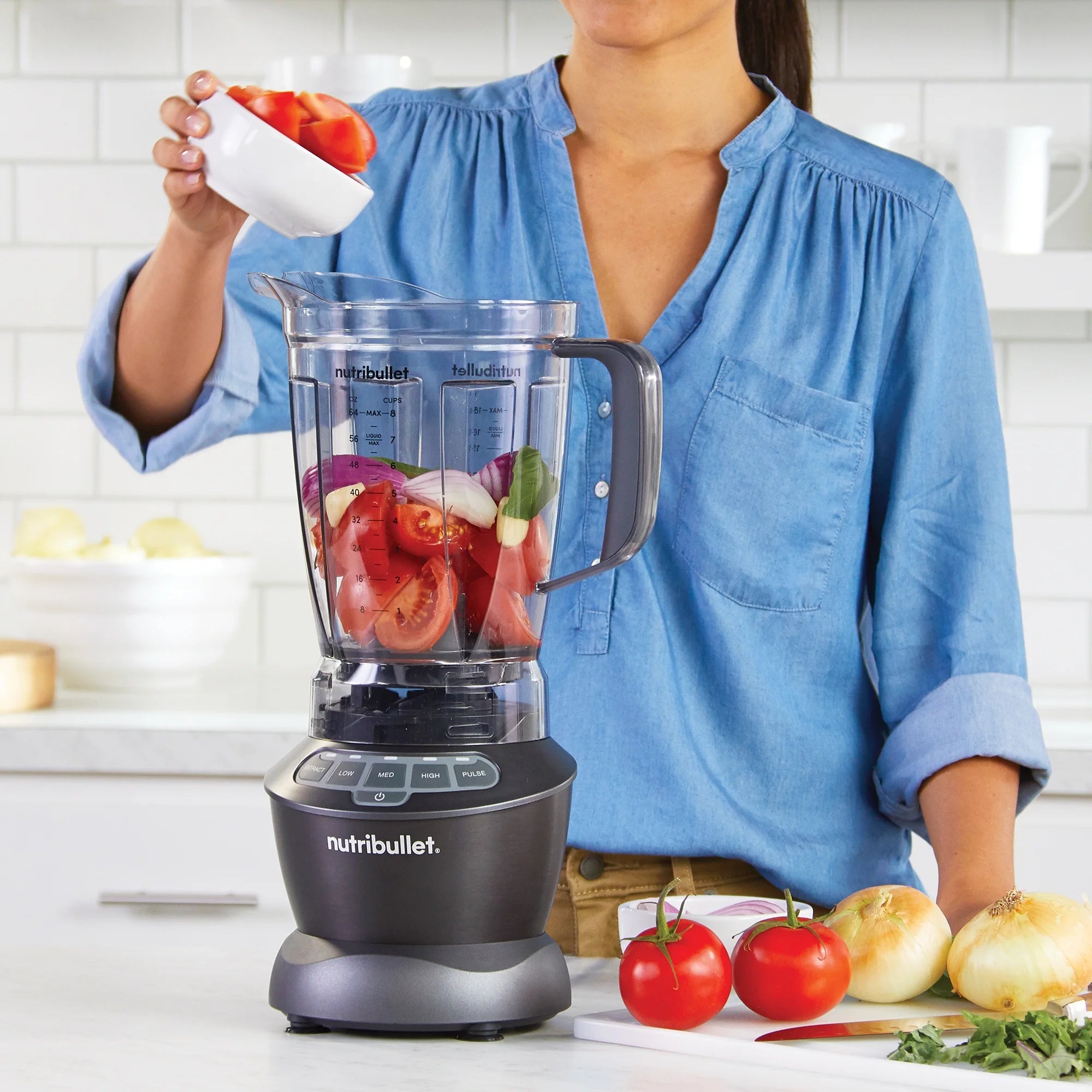 64 oz Full-Size Blender Combo, Dark Gray G6413