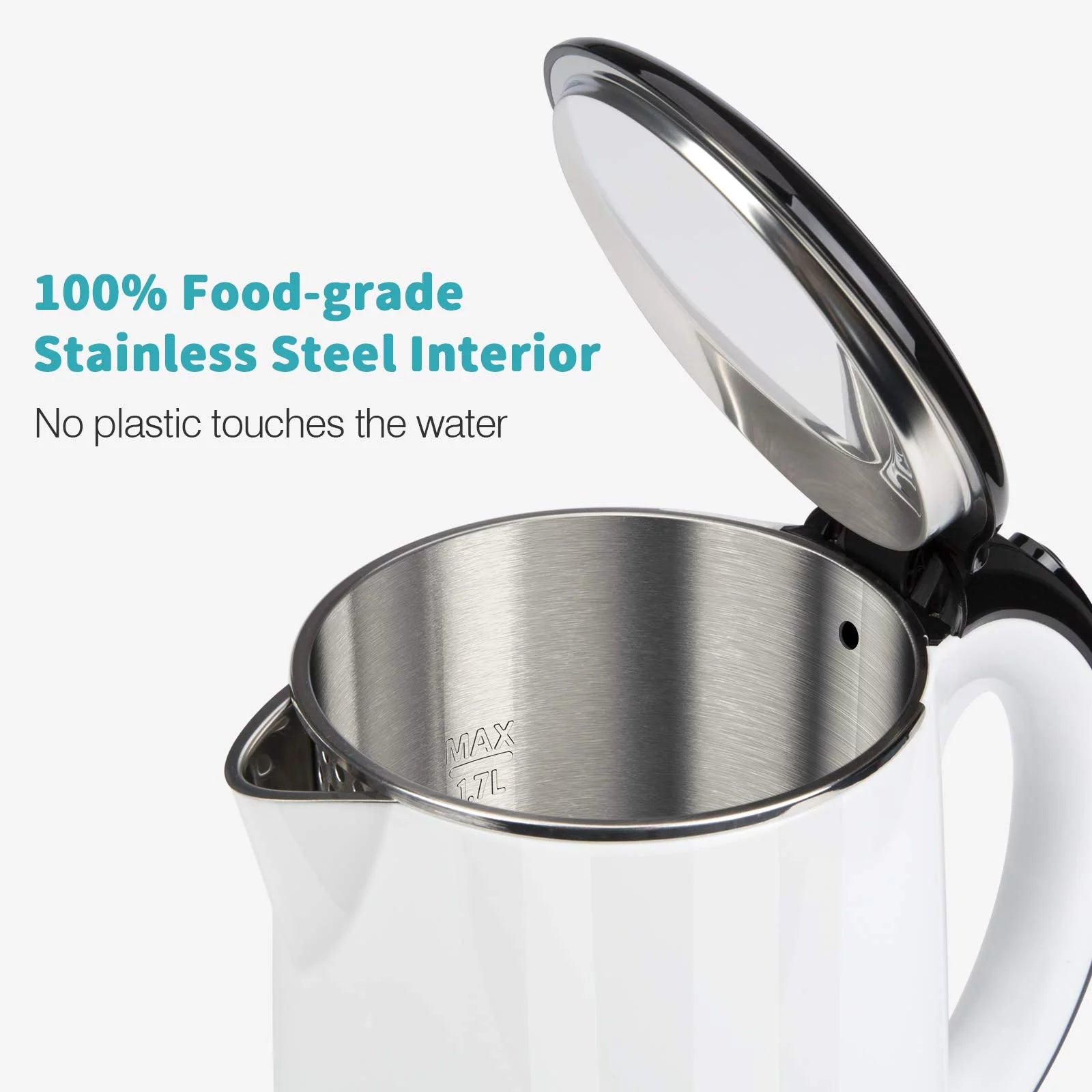 Stainless Steel Double Wall Electric Water Kettle 1.8 Quart K6393