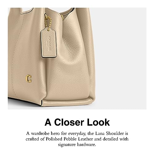 Polished Pebble Leather Shoulder Bag T86944