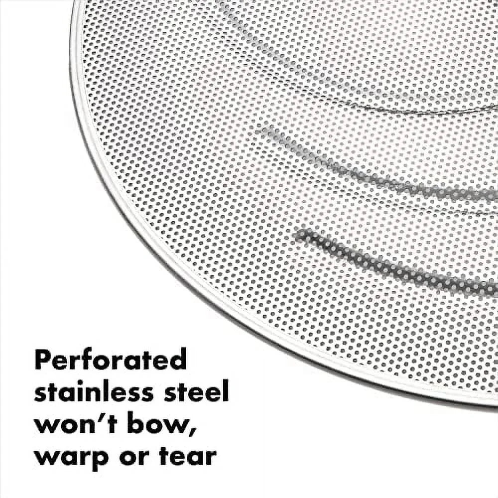 Stainless Steel Splatter Screen with Folding Handle F7623