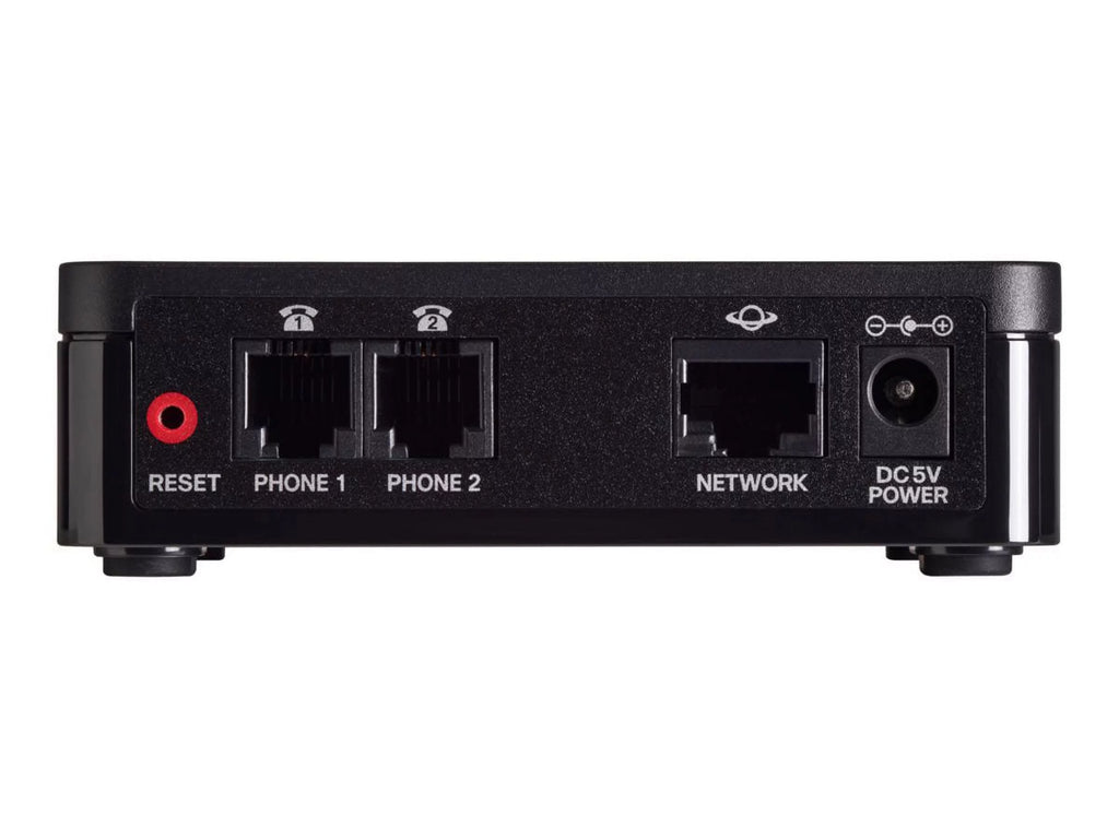 VoIP phone adapter with 100Mb LAN, wall mountable W10131