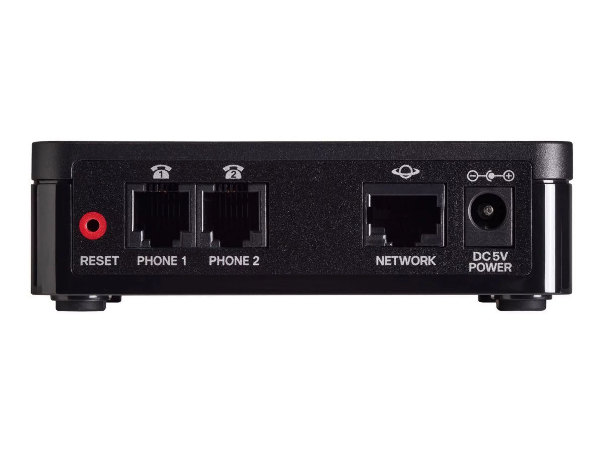 VoIP phone adapter with 100Mb LAN, wall mountable W10131