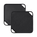 Cast Iron Reversible Grill, Square Pre-seasoned Griddle, 10.4"