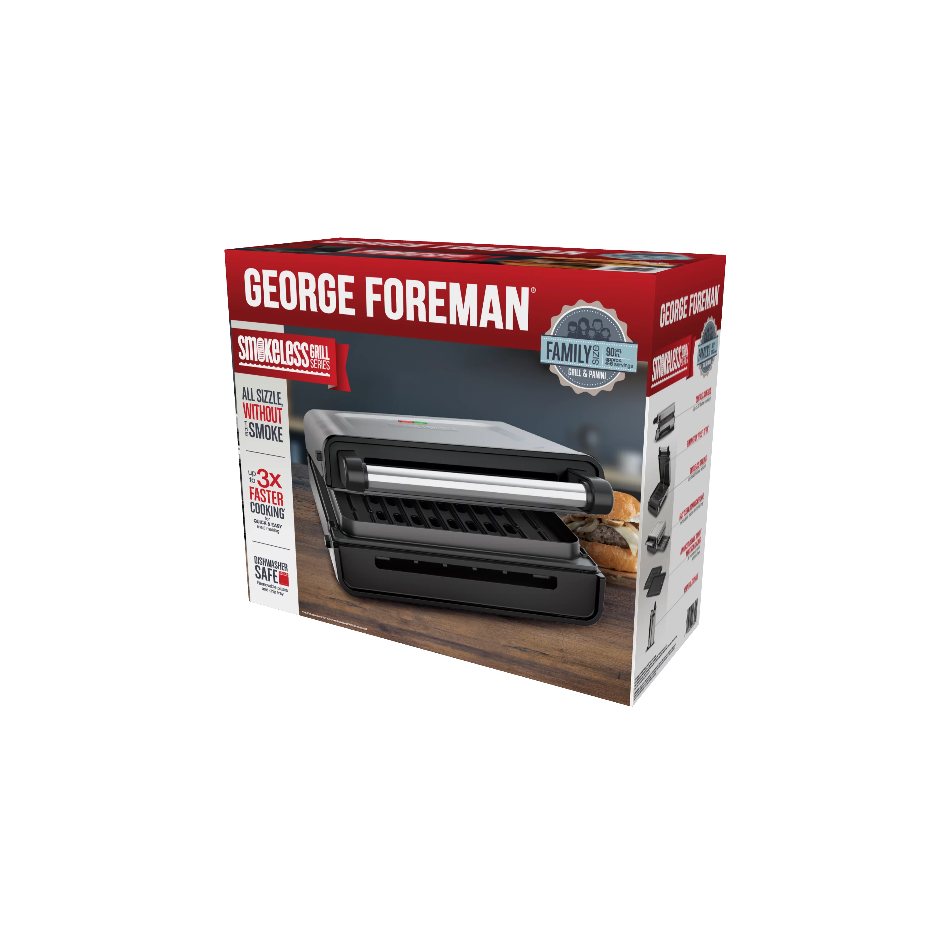 Contact Smokeless Ready Grill, Family Size R233059