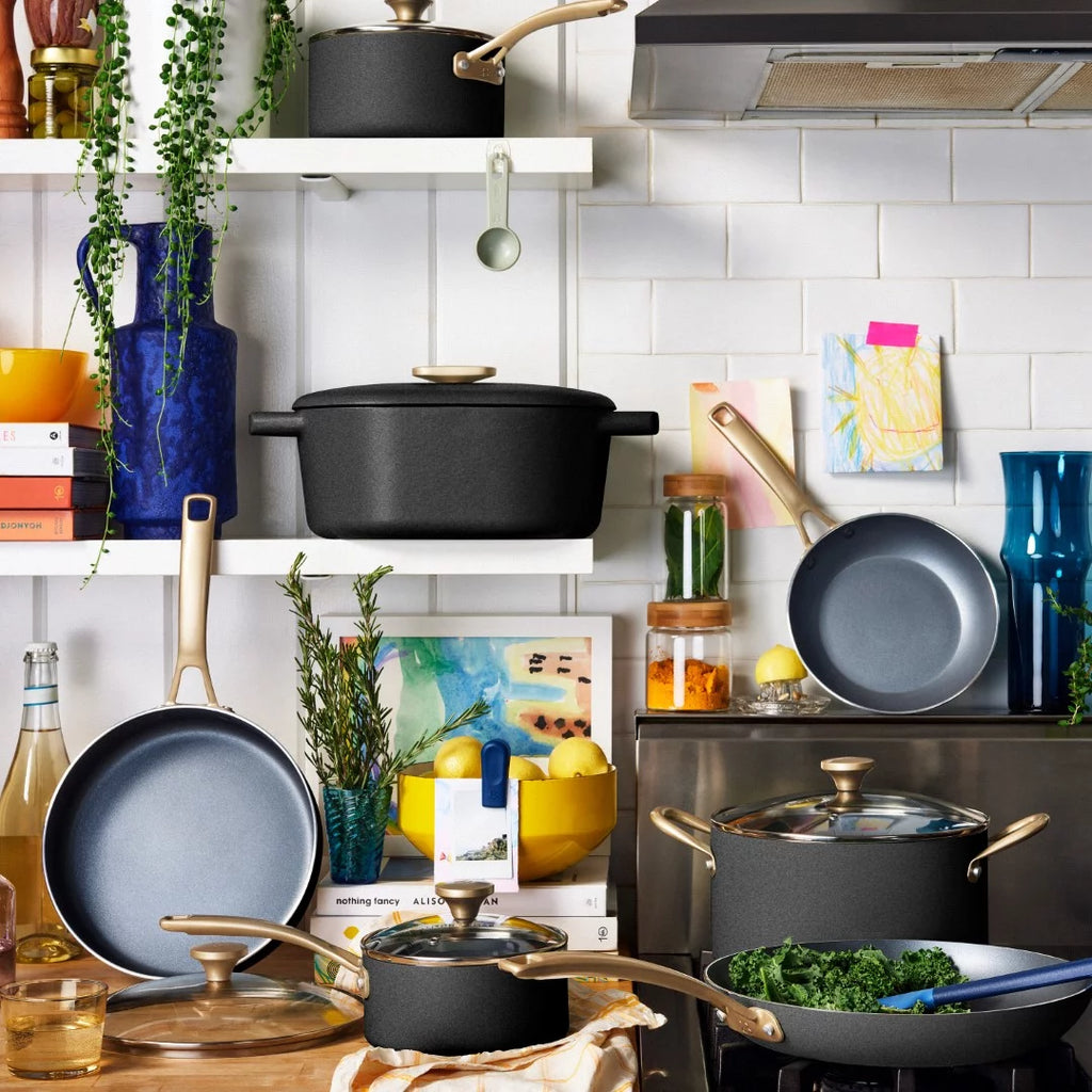 6 Quart Enamel Dutch Oven, Black Sesame Y718648