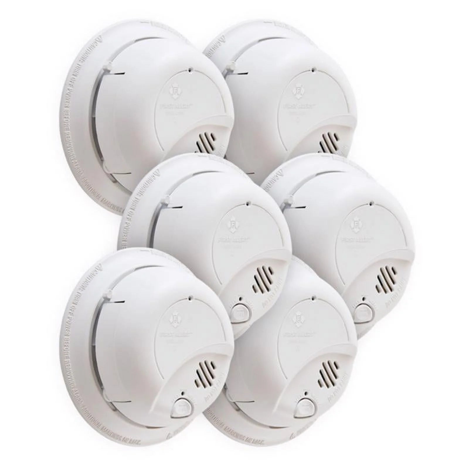 Hardwired Smoke and Fire Detector with Battery Backup V6461