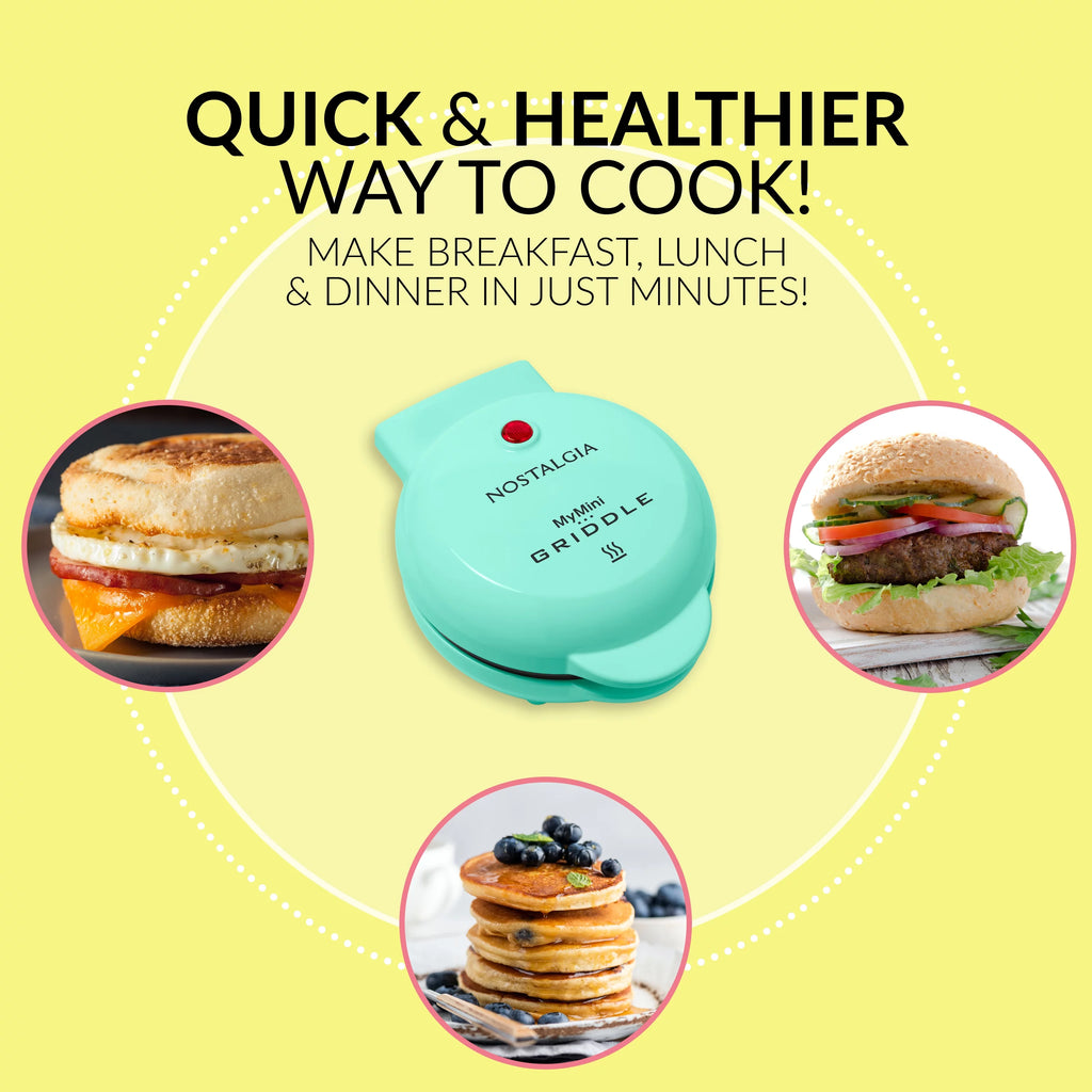 Personal Electric Griddle, Teal R7412