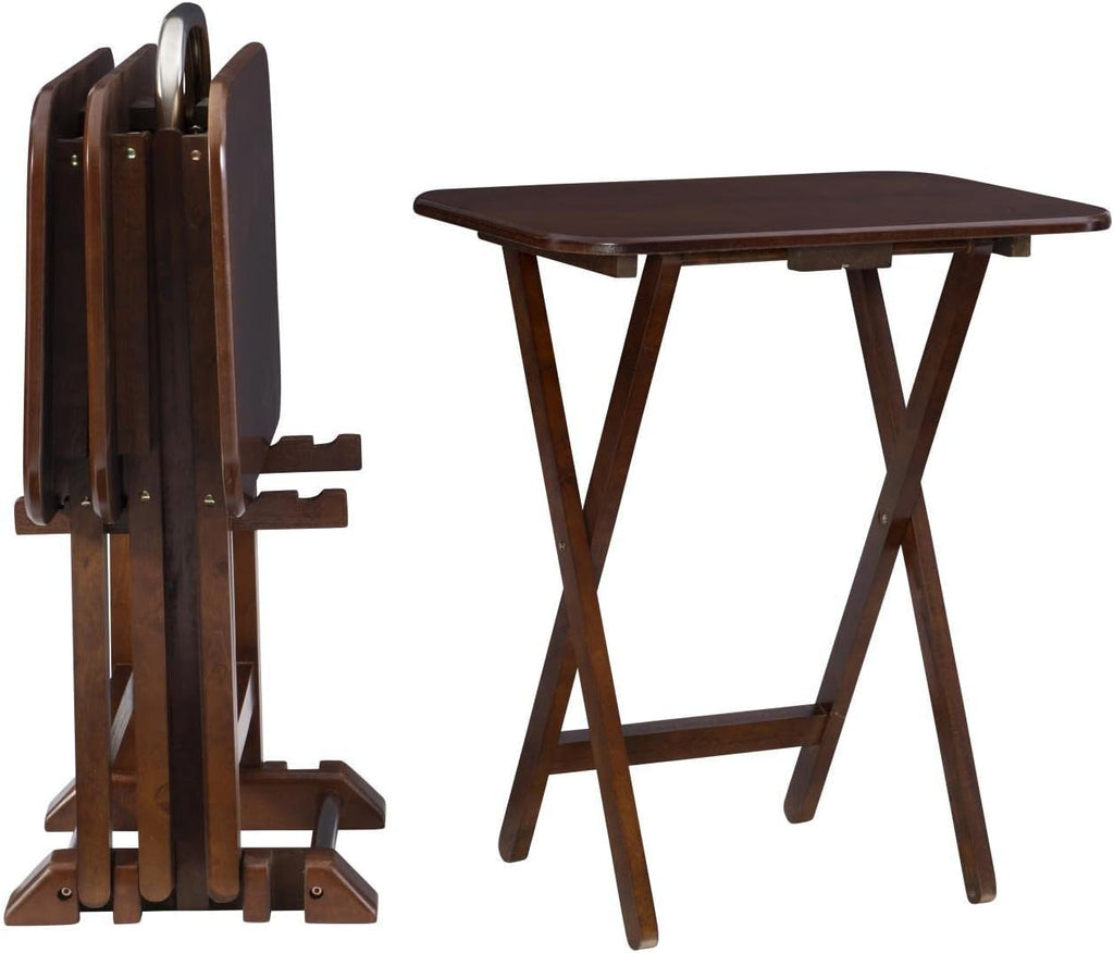 Tray Tables, Cherry, 15.72 x 26.38 x 23.58 K15602