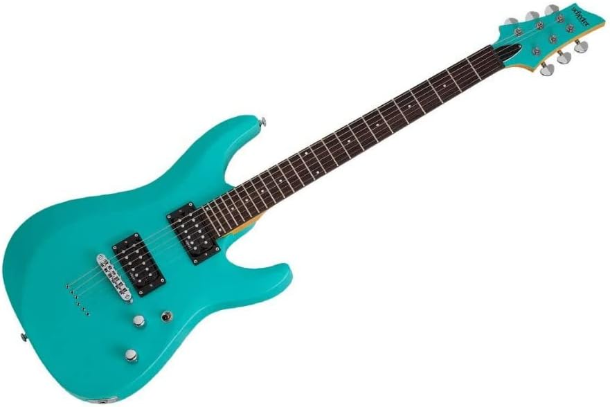 6-String Electric Guitar, Right-Hand, Satin Aqua J319