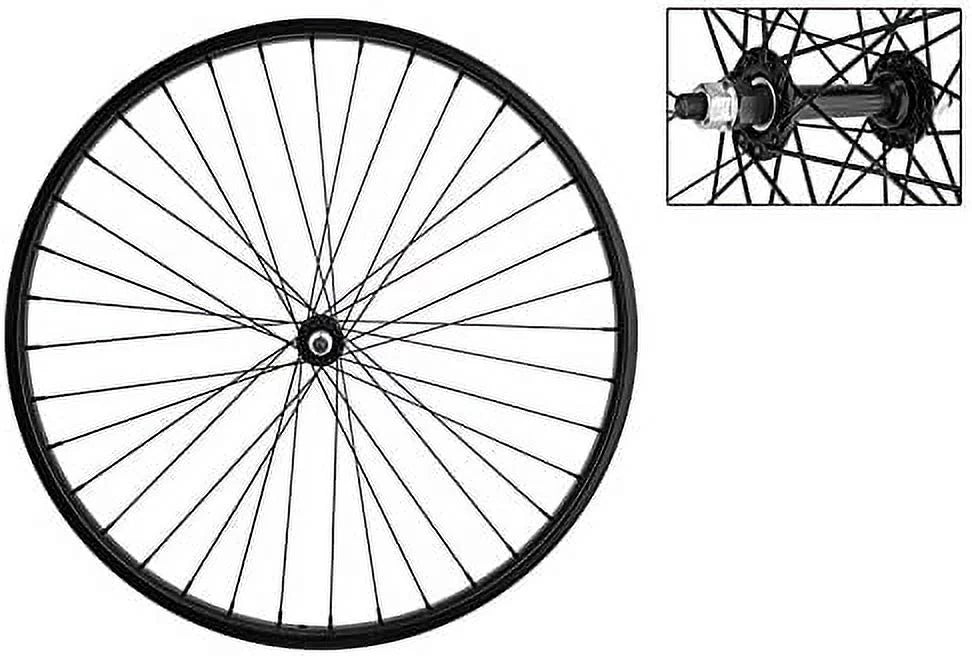 26x1.75 Front Wheel 559x25 Steel Black 36H D596