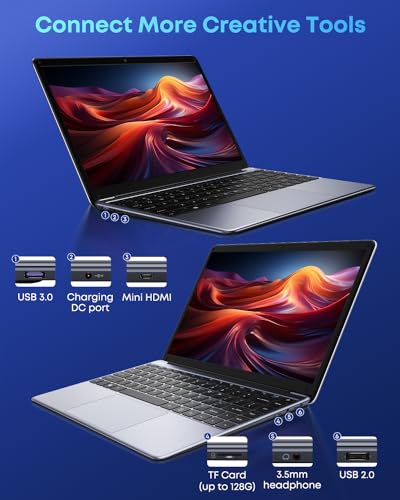 14.1'' Laptop, 256GB SSD, 8GB RAM, Windows 11, Intel Celeron N4020, FHD IPS Display K9652