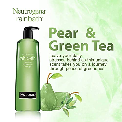 Moisturizing Shower and Bath Gel with Pear and Green Tea Scent, 16 fl oz F209